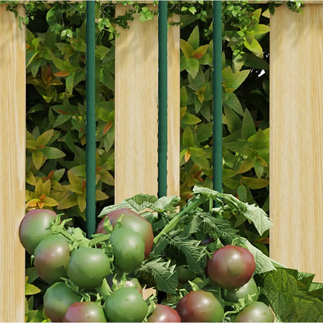 Vidaxxl Plant Stakes 30 stk 115 cm stålgrøn