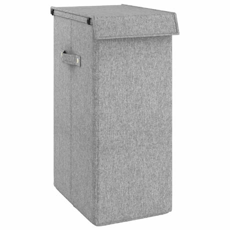 Vidaxl vaskeri kurv sammenfoldelig 26x34,5x59,5 cm Art Linen Grey