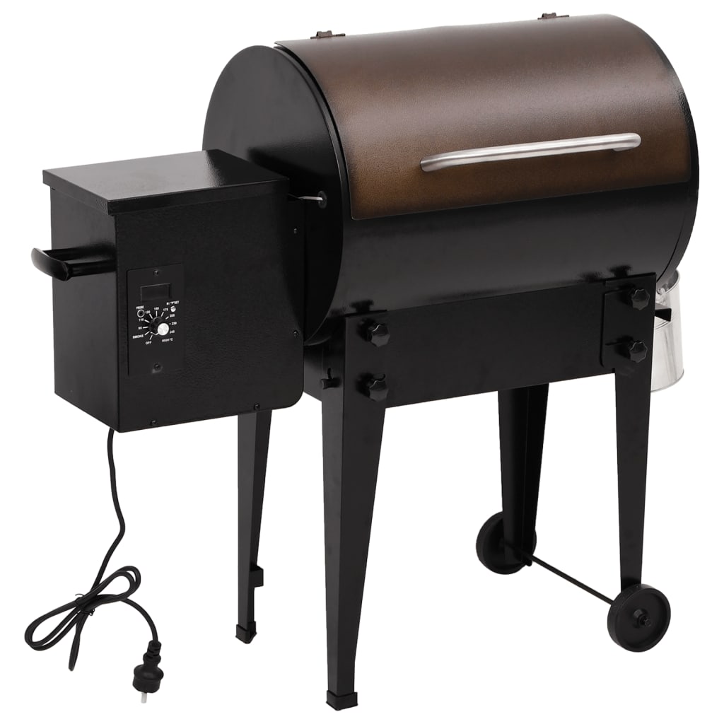Vidaxl Pellet Barbecue 94 cm Iron Black