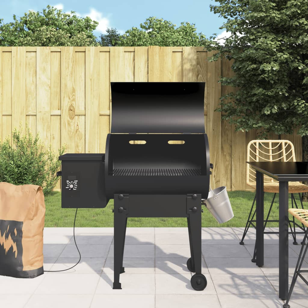 Vidaxl Pellet Barbecue 94 cm Iron Black