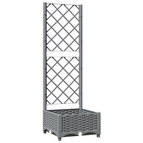 Vidaxx planter med Trellis 40x40x121,5 cm polypropylen