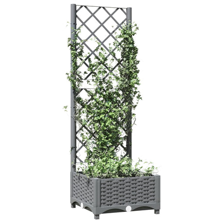 Vidaxx planter med Trellis 40x40x121,5 cm polypropylen