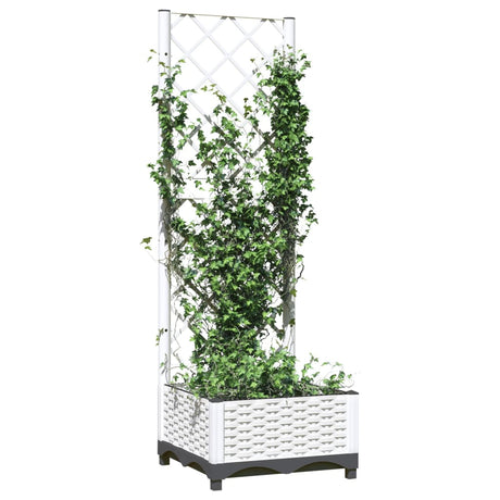 Vidaxx planter med Trellis 40x40x121,5 cm polypropylen