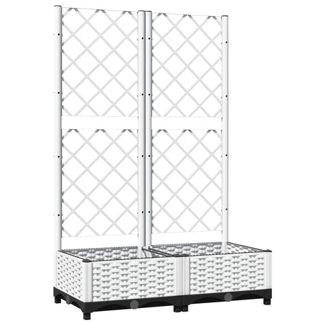 Vidaxx planter med Trellis 80x40x121,5 cm polypropylen