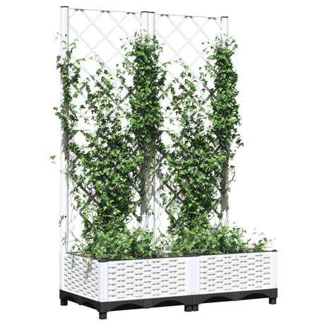 Vidaxx planter med Trellis 80x40x121,5 cm polypropylen