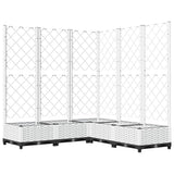 Vidaxx planter med Trellis 120x120x121,5 cm polypropylen hvid