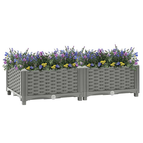Vidaxx planter hævet 80x40x23 cm polypropylen