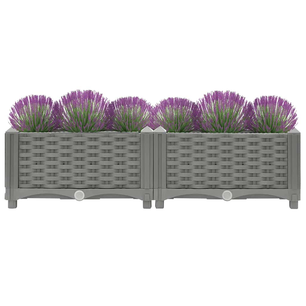 Vidaxx planter hævet 80x40x23 cm polypropylen