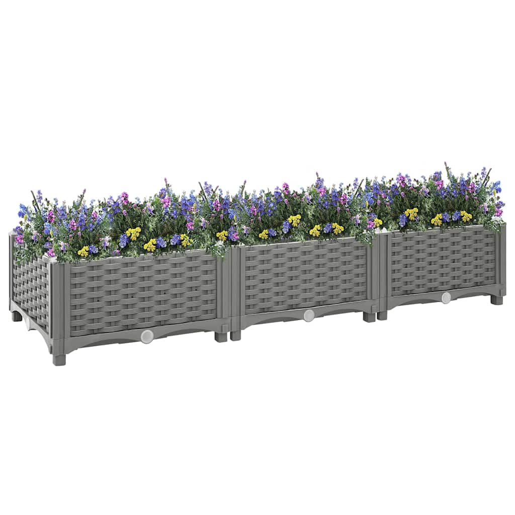 Vidaxx planter hævet 120x40x23 cm polypropylen