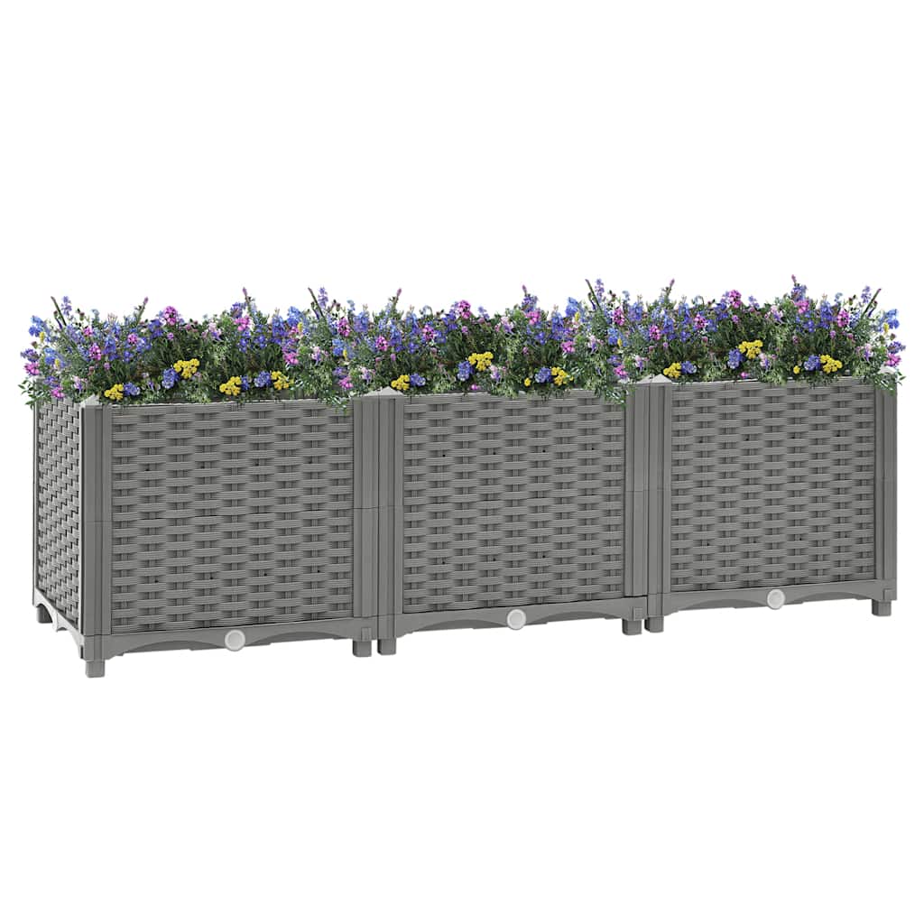 Vidaxx planter hævet 120x40x38 cm polypropylen