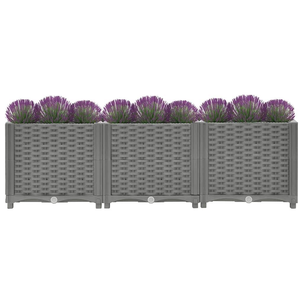 Vidaxx planter hævet 120x40x38 cm polypropylen