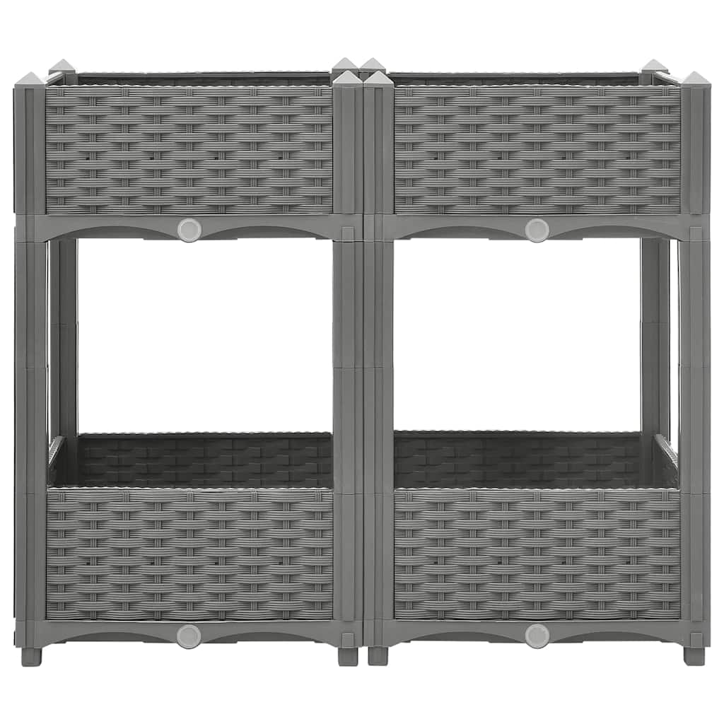 Vidaxx planter hævet 80x40x71 cm polypropylen