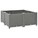 Vidaxl Planter hævede 80x80x38 cm polypropylen