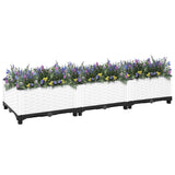 Vidaxx planter hævet 120x40x23 cm polypropylen