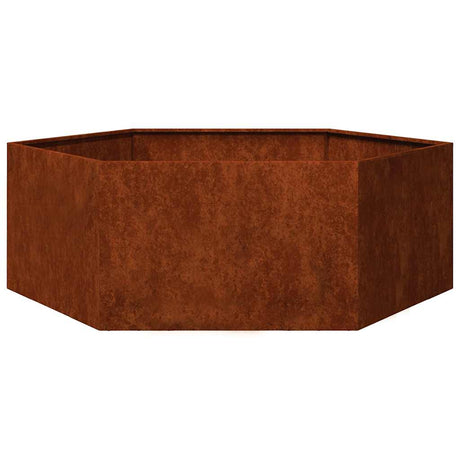 Vidaxx Planter Rusty 138x120x45 cm Corten Steel