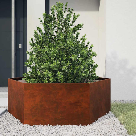 Vidaxx Planter Rusty 138x120x45 cm Corten Steel