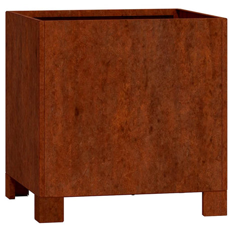 Vidaxx plantekasse med ben rustent 30x30x30 cm corten stål