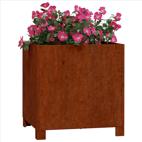 VidaXL plantekasser med ben 2 stk rustent 40x40x40 cm corten stål