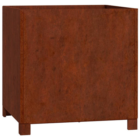 Vidaxx plantekasse med ben rustent 50x50x50 cm cortenstål