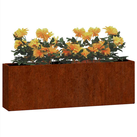 Vidaxx Planters Wall Montered 2 stk 53x10x17 cm Corten Steel Rusty