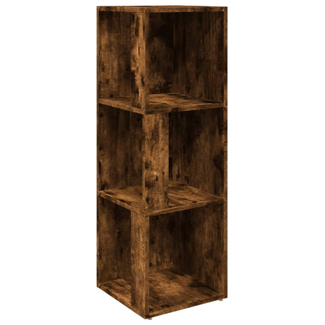 Vidaxl hoekkast 33x33x100 cm bewerkt hout gerookt eikenkleurig