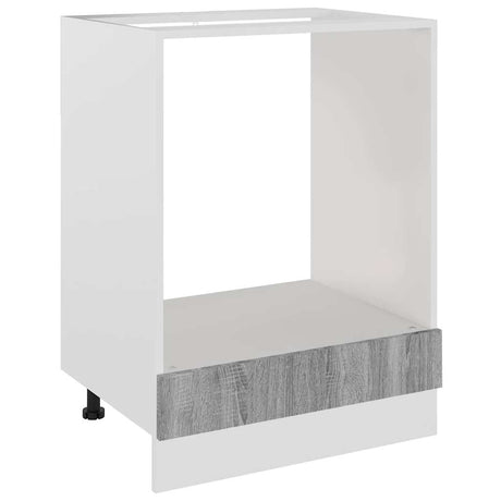 Vidaxl ovenkast lyon 60x46x81,5 cm grijs sonoma eikenkleurig