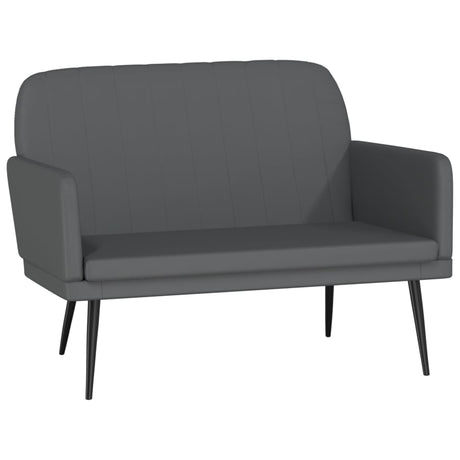 Vidaxl bankje 107x80x81 cm kunstleer grijs