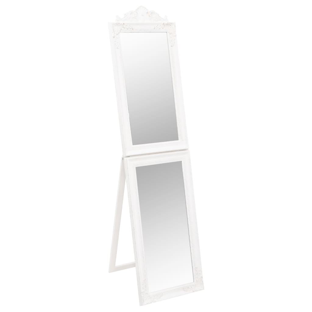 Vidaxx Mirror Freestanding 45x180 cm hvid