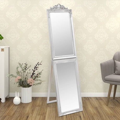 Vidaxx Mirror Freestanding 50x200 cm sølvfarvet