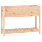 Vidaxx planter med hylde 111.5x34.5x81 cm fast fyrretræ