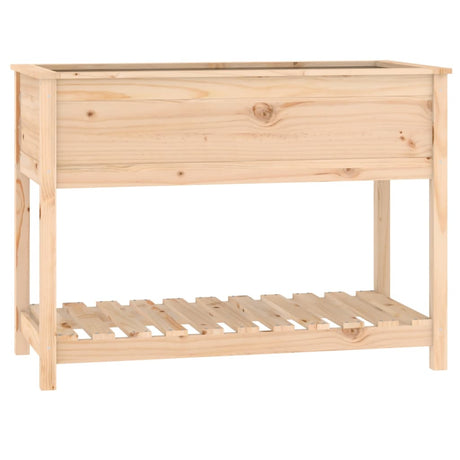 Vidaxx planter med hylde 111.5x54x81 cm fast fyrretræ
