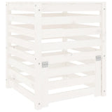 Vidaxx kompostbin 63,5x63,5x77,5 cm fast fyrretræ hvid