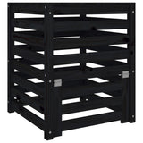 Vidaxx kompostbin 63.5x63.5x77.5 cm Solid fyrretræ sort