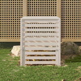Vidaxx kompostbin 82.5x82.5x99.5 cm Solid fyrretræ hvid