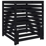Vidaxx kompostbin 82.5x82.5x99.5 cm Solid fyrretræ sort