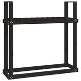 Vidaxx brænde rack 110x35x108,5 cm Solid fyrretræ sort