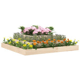 Vidaxx plantekasse 110x110x27 cm massivt fyrretræ
