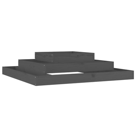 VIDAXX PLANTER 110X110X27 CM SOLID PINE TRE GRÅ