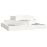 VIDAXX PLANTER 83X83X27 CM SOLID PINE TRÆS HVID