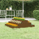 Vidaxx planter 80x80x27 cm Solid fyrretræ Honningbrun