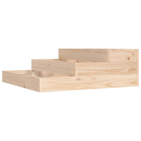 Vidaxx plantekasse 78x78x27 cm massivt fyrretræ