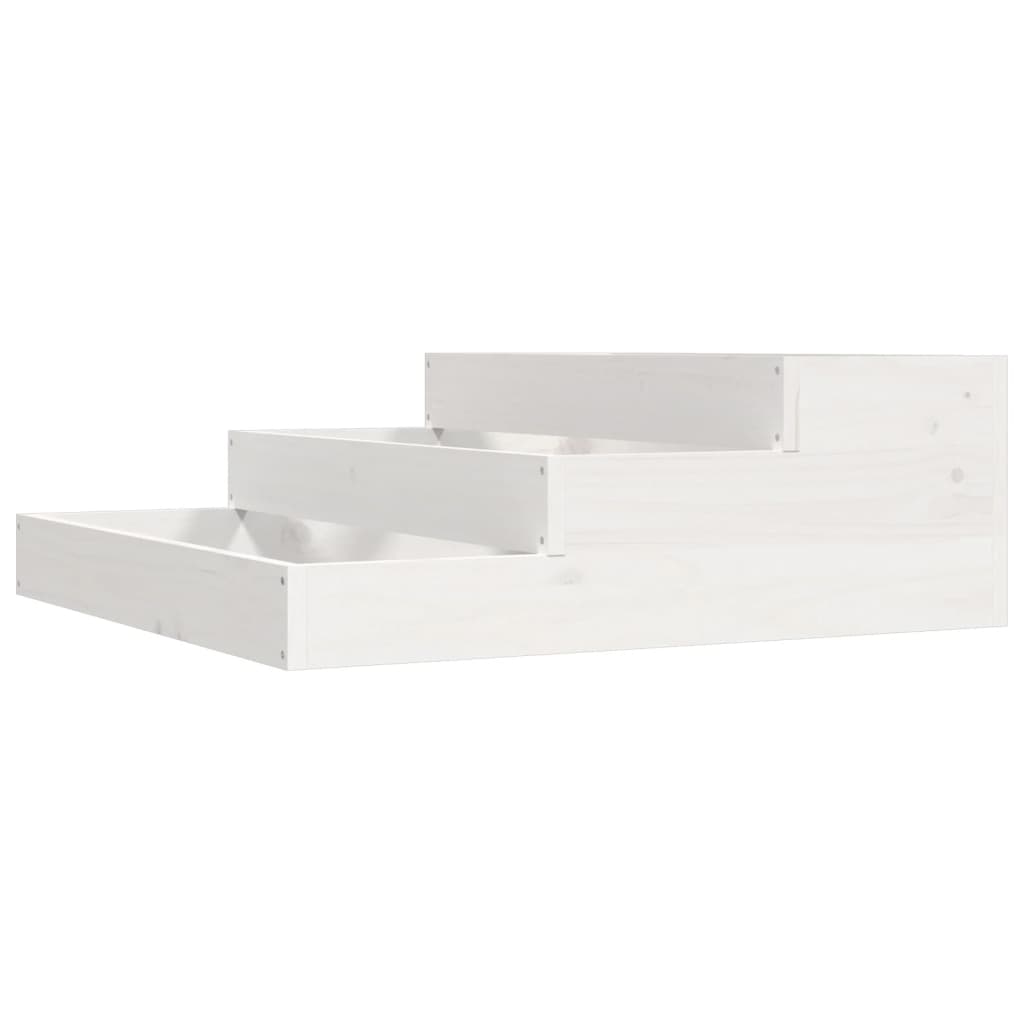 VIDAXX PLANTER 78X78X27 CM SOLID PINE TRE HVID