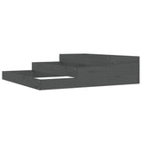 VIDAXX PLANTER 107X107X27 CM SOLID PINE TRE GRÅ