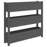 VIDAXX PLANTER 112X25X104.5 cm Solid fyrretræ grå