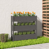 VIDAXX PLANTER 112X25X104.5 cm Solid fyrretræ grå