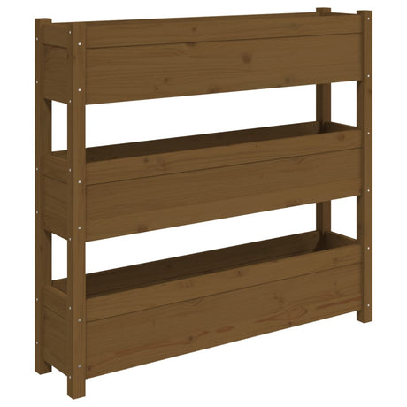 VIDAXX PLANTER 112X25X104.5 cm Solid fyrretræ Honningbrun