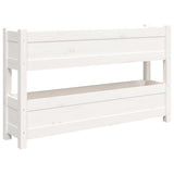 VIDAXX PLANTER 112X25X66 CM SOLID PINE TRÆS HVID