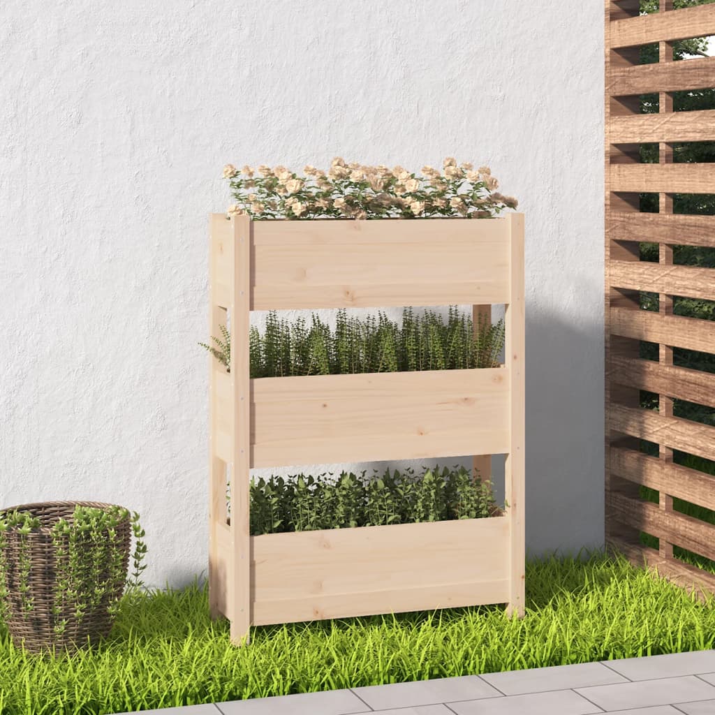 VIDAXX PLANTER 77X25X104.5 cm Solid fyrretræ