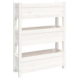 VIDAXX PLANTER 77X25X104.5 cm Solid fyrretræ hvid