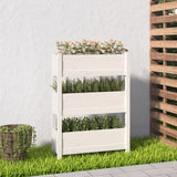 VIDAXX PLANTER 77X25X104.5 cm Solid fyrretræ hvid
